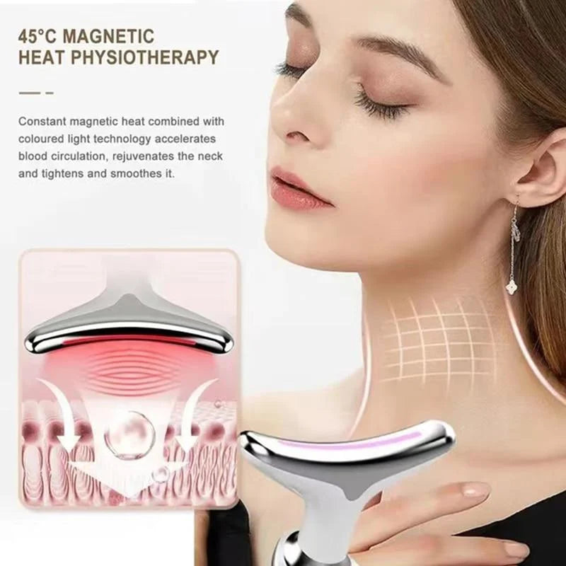 Three-Purpose Lifting And Firming Facial Massage Device