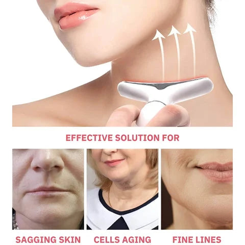 Three-Purpose Lifting And Firming Facial Massage Device